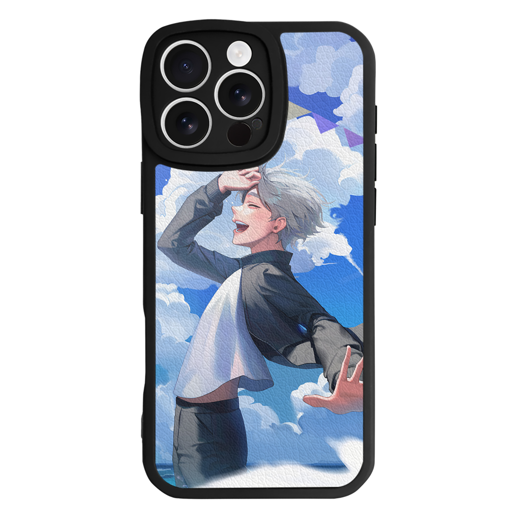 （画像用） ハイキュー!! Haikyu!! 【iPhone 16シリーズ対応】シリコンスマホケース（レザー調） 材質：シリコン